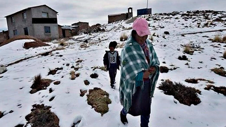 APURÍMAC ES GOLPEADA POR BAJAS TEMPERATURAS EN LAS ÚLTIMAS 48 HORAS.
